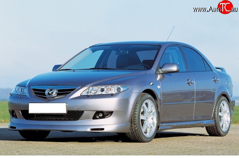 9 499 р. Накладка переднего бампера ATH Mazda 6 GG седан дорестайлинг (2002-2005)