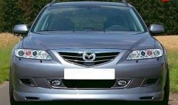 9 499 р. Накладка переднего бампера ATH Mazda 6 GG, GY универсал дорестайлинг (2002-2005). Увеличить фотографию 2