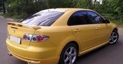 7 349 р. Накладка заднего бампера AERO Mazda 6 GG седан дорестайлинг (2002-2005) (Неокрашенная). Увеличить фотографию 2