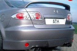 9 499 р. Накладка заднего бампера ATH  Mazda 6  GG (2002-2005). Увеличить фотографию 2