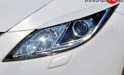999 р. Реснички EX-Style Mazda 6 GH дорестайлинг седан (2007-2010) (Неокрашенные). Увеличить фотографию 5