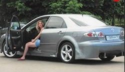 8 249 р. Задний бампер  Mazda 6  GG (2002-2005). Увеличить фотографию 1