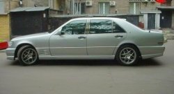12 599 р. Пороги накладки LORINSER Mercedes-Benz S class W140 Седан (1991-1998) (Неокрашенные). Увеличить фотографию 1