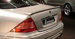 5 949 р. Лип спойлер Lorinser F-01 Mercedes-Benz S class W220 (1998-2005) (Неокрашенный). Увеличить фотографию 1