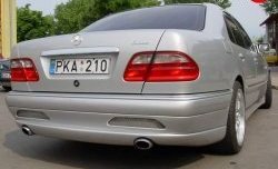 8 149 р. Задний бампер Lorinzer Mercedes-Benz E-Class W210 дорестайлинг седан (1996-1999) (Неокрашенный). Увеличить фотографию 1