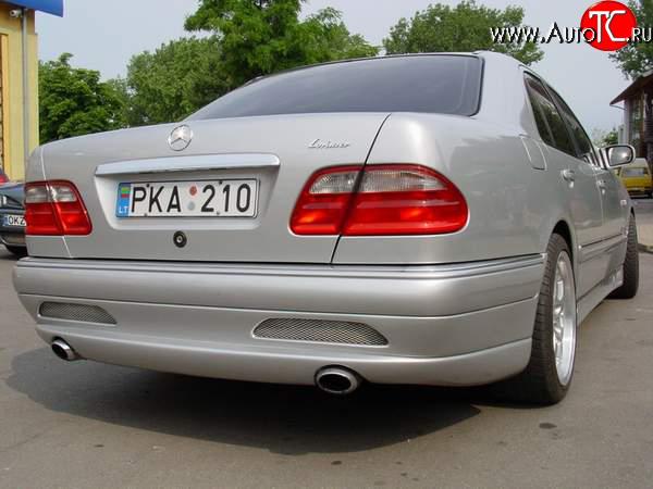 8 149 р. Задний бампер Lorinzer Mercedes-Benz E-Class W210 дорестайлинг седан (1996-1999) (Неокрашенный)