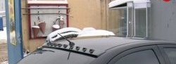 1 799 р. Диффузор Evo на крышу  Mitsubishi Lancer  10 (2007-2017) (Неокрашенный). Увеличить фотографию 2
