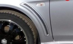 Комплект жабер на передние крылья Hyundai Solaris RB рестайлинг седан (2014-2017) Evo. (Неокрашенный)Цена: 1 649 р.. Увеличить фотографию 1