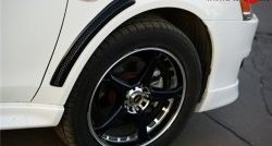 Комплект жабер на передние крылья Hyundai Solaris RB рестайлинг седан (2014-2017) Evo. (Неокрашенный)Цена: 1 649 р.. Увеличить фотографию 2