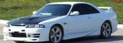 10 549 р. Пороги накладки Drift style Nissan Skyline R33 (1993-1998) (Неокрашенные). Увеличить фотографию 4