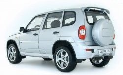 4 199 р. Комплект накладок на двери Dakar  Chevrolet Niva  2123 (2009-2020), Лада 2123 (Нива Шевроле) (2009-2021) (Неокрашенные). Увеличить фотографию 2