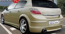 Спойлер ICC на Opel Astra H хэтчбек 5дв дорестайлинг (2004-2007)