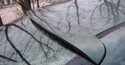 4 749 р. Козырёк SARONA на заднее лобовое стекло автомобиля  Toyota Camry  XV40 (2009-2011) (Неокрашенный). Увеличить фотографию 1