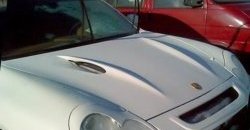 21 699 р. Пластиковый капот Techart Magnum I  Porsche Cayenne  955 (2002-2006) (Неокрашенный). Увеличить фотографию 1