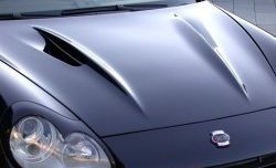 21 699 р. Пластиковый капот Techart Magnum I  Porsche Cayenne  955 (2002-2006) (Неокрашенный). Увеличить фотографию 2