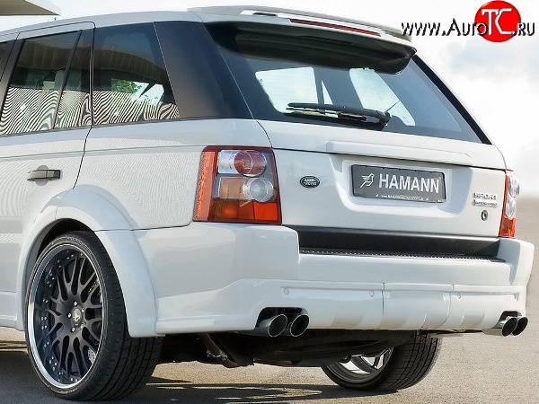 14 899 р. Накладка HAMMAN на задний бампер  Land Rover Range Rover Sport  1 L320 (2005-2009) (Неокрашенная)