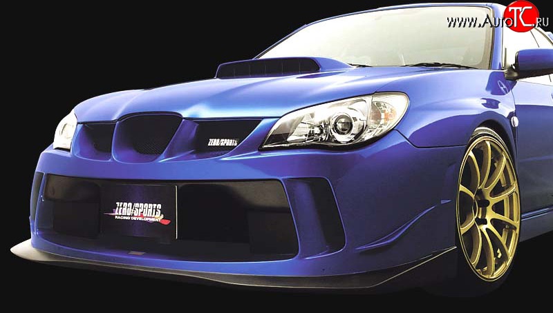 19 949 р. Передний бампер Zero Sport Subaru Impreza GH хэтчбэк (2007-2012) (Неокрашенный)