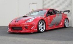 6 599 р. Пороги накладки K1 Style wide body Toyota Celica T230 (1999-2006). Увеличить фотографию 2