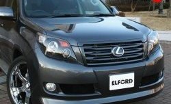 19 899 р. Передний бампер ELFORD  Toyota Land Cruiser Prado  J150 (2009-2013) (Неокрашенный). Увеличить фотографию 1