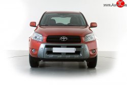 2 899 р. Накладка переднего бампера Toyota RAV4 XA305 5 дв. дорестайлинг (2005-2009) (Неокрашенная). Увеличить фотографию 2