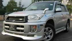 8 949 р. Пороги накладки Sport Toyota RAV4 CA20 5 дв. дорестайлинг (2000-2003) (Неокрашенные). Увеличить фотографию 2