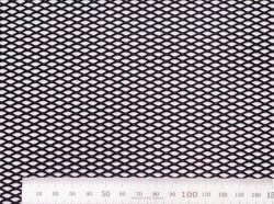 Алюминиевая чёрная сетка Ромб ВАЗ (Лада) 2101 (1970-1988). (100х25 см (ячейка 10 мм))Цена: 729 р.. Увеличить фотографию 3