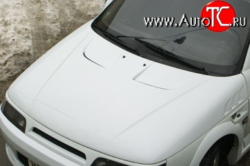 9 399 р. Пластиковый капот WRC Лада 2110 седан (1995-2007) (Неокрашенный)