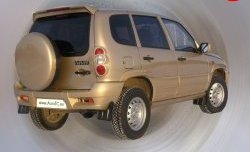 879 р. Комплект накладок Кураж на фонари (до 2009 г) Chevrolet Niva 2123 дорестайлинг (2002-2008) (Неокрашенные). Увеличить фотографию 2
