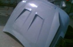 12 599 р. Пластиковый капот AVR Лада Приора 2170 седан дорестайлинг (2007-2014) (Неокрашенный, Без отверстий). Увеличить фотографию 5