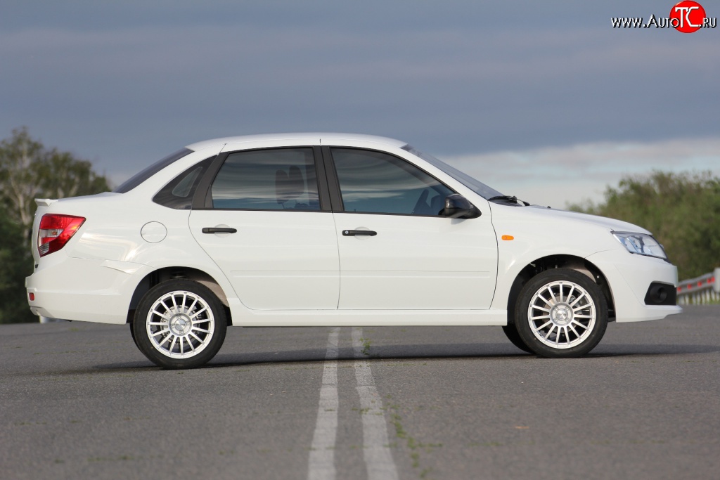 1 949 р. Пороги накладки Elegance Datsun mi-DO (2014-2024) (Неокрашенные)