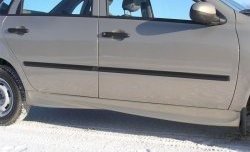 2 799 р. Пороги накладки Кураж Лада Гранта FL 2190 седан рестайлинг (2018-2024) (Неокрашенные). Увеличить фотографию 2