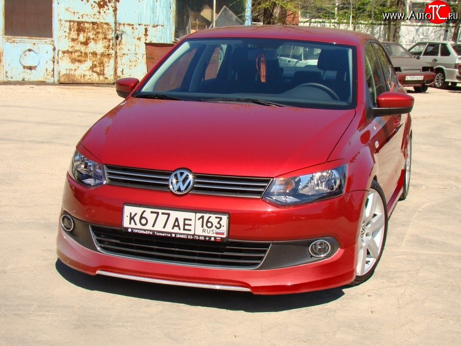 999 р. Реснички Racing  Volkswagen Polo  5 (2009-2015) (Неокрашенные)