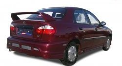 4 099 р. Задний бампер Sprint Daewoo Sense Т100 седан (1997-2008) (Неокрашенный). Увеличить фотографию 1