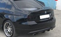 4 999 р. Накладка заднего бампера AC SHNITZER  BMW 3 серия  E90 (2004-2008) (Неокрашенный). Увеличить фотографию 1