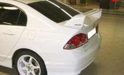 8 899 р. Антикрыло Mugen Honda Civic 8 FD дорестайлинг, седан (2005-2008) (Неокрашенный). Увеличить фотографию 5