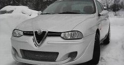 13 499 р. Передний бампер CT v2  Alfa Romeo 156  932 (1996-2003) (Неокрашенный). Увеличить фотографию 1