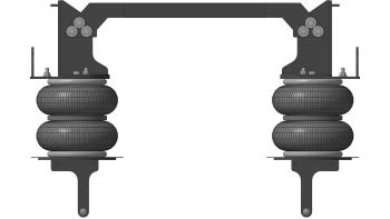 22 399 р. Комплект вспомогательной пневмоподвески на заднюю ось Aride ASHOK LEYLAND BOSS 1223 (2000-2024). Увеличить фотографию 1