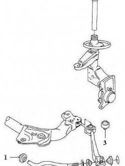 Передняя подвеска ауди 100 с3 схема