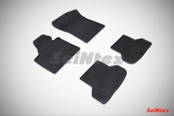 Износостойкие резиновые коврики в салон Сетка Seintex Audi A3 8P1 хэтчбэк 3 дв. 2-ой рестайлинг (2008-2010)