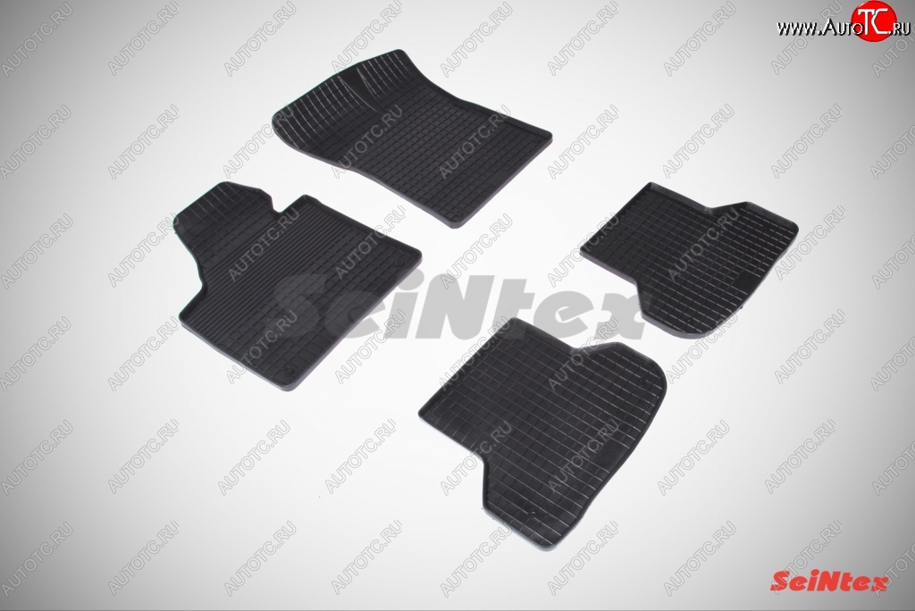 2 989 р. Износостойкие резиновые коврики в салон Сетка Seintex  Audi A3 ( 8P1 хэтчбэк 3 дв.,  8PA хэтчбэк 5 дв.) (2003-2013)