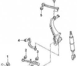 459 р. Полиуретановая втулка стабилизатора задней подвески Точка Опоры Audi A3 8PA хэтчбэк 5 дв. дорестайлинг (2003-2005). Увеличить фотографию 2