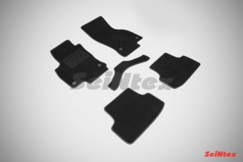Комплект ворсовых ковриков в салон LUX Seintex Audi A3 8VS седан дорестайлинг (2012-2016)