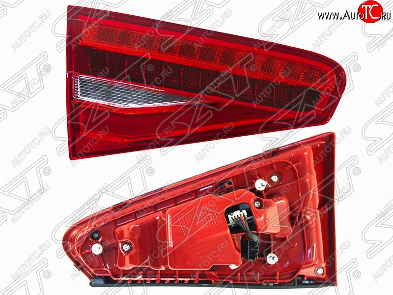 3 599 р. Левый фонарь в крышку багажника SAT (диодный)  Audi A4  B8 (2011-2015)