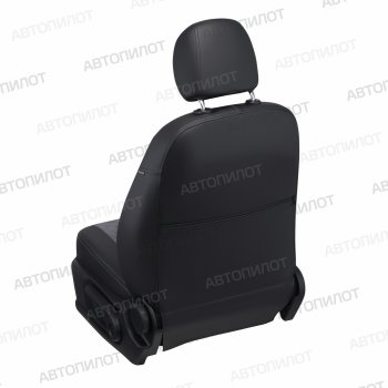 13 999 р. Чехлы сидений (экокожа/алькантара, сплошная) Автопилот Ромб  Audi A4 ( B6,  B7) (2000-2008) (черный/серый). Увеличить фотографию 3