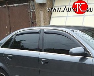 999 р. Комплект дефлекторов окон (ветровиков) 4 шт. Avant Russtal  Audi A4  B6 (2000-2006)