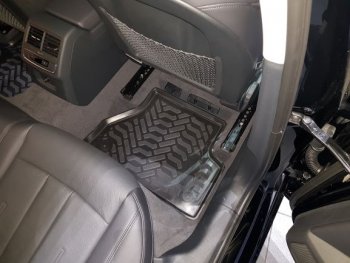 2 599 р. Комплект ковриков в салон Aileron 3D (с подпятником) Audi A5 F5 дорестайлинг, лифтбэк (2016-2020). Увеличить фотографию 1