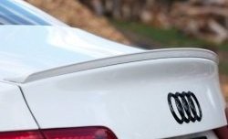 5 649 р. Лип спойлер (Coupe) CT  Audi A5  8T (2007-2011) (Неокрашенный). Увеличить фотографию 1