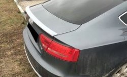 3 999 р. Лип спойлер CT  Audi A5  8T (2007-2011) (Неокрашенный). Увеличить фотографию 1