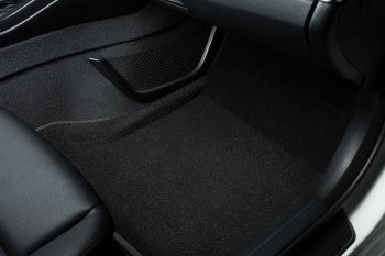 4 999 р. Коврики в салон SEINTEX 3D ВОРС (комплект)  Audi A6 ( (C8) седан,  (C8) универсал) (2018-2024) (Цвет: черный). Увеличить фотографию 2