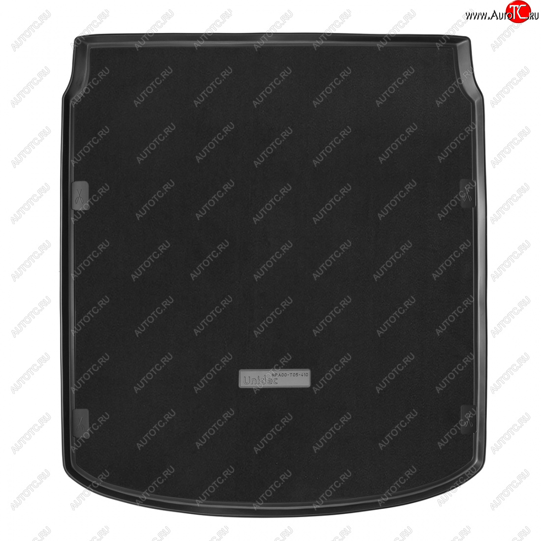 3 099 р. Коврик багажника (комбинированый) Norplast Unidec  Audi A6  (C8) седан (2018-2024) (Чёрный)